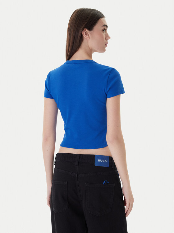 HUGO Hugo Póló Baby 50510749 Kék Slim Fit