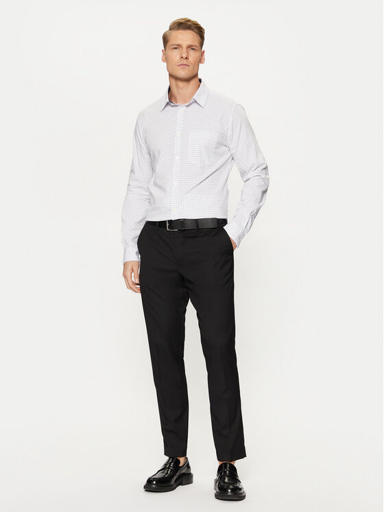 s.Oliver s.Oliver Cămașă 2149815 Alb Slim Fit