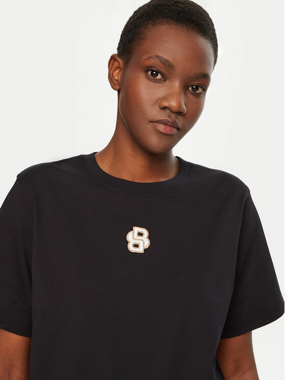 BOSS BOSS Футболка 50526205 Чорний Regular Fit