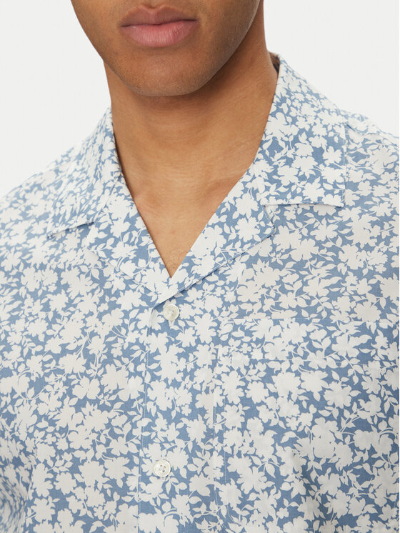 Michael Kors Michael Kors Hemd CS5409LHPM Blau Relaxed Fit