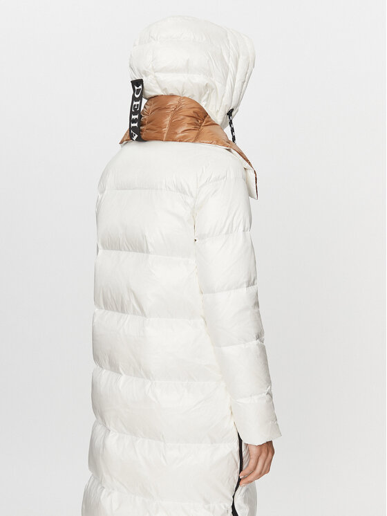 Deha Deha Vatovaná bunda D93583 Écru Regular Fit