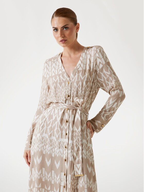 Marciano Guess Marciano Guess Každodenní šaty 177425 Béžová Classic Fit