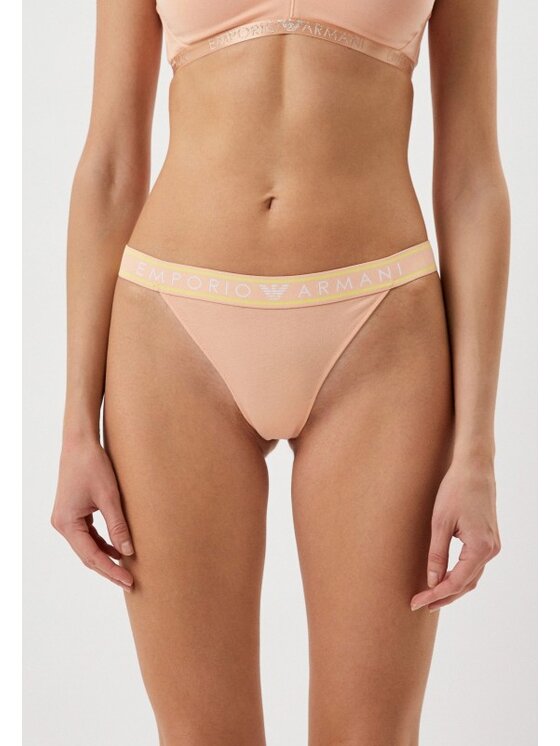 Emporio Armani Emporio Armani Komplet 2 par stringów 164522 3R227 Beżowy