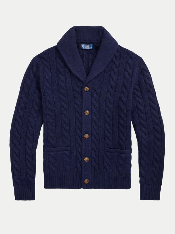 Polo Ralph Lauren Polo Ralph Lauren Kardigan 710956609001 Granatowy Regular Fit