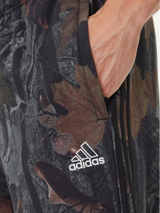 adidas adidas Donji dio trenerke Camo JY2773 Siva Loose Fit