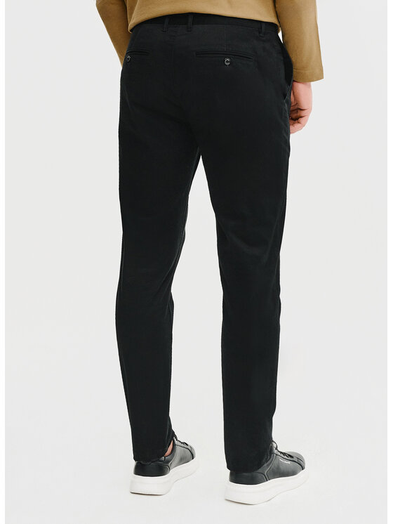 Pako Lorente Pako Lorente Spodnie materiałowe P25SB-WX-001 Czarny Classic Fit