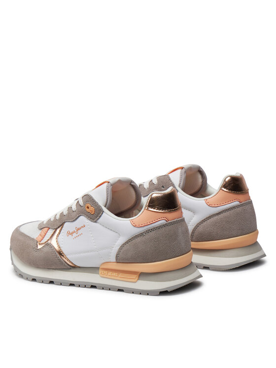 Pepe Jeans Pepe Jeans Sneakersy Brit Heritage W PLS31474 Biały