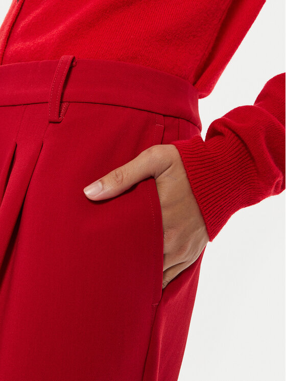 Herskind Herskind Stoffhose Rupert 5317668 Rot Relaxed Fit