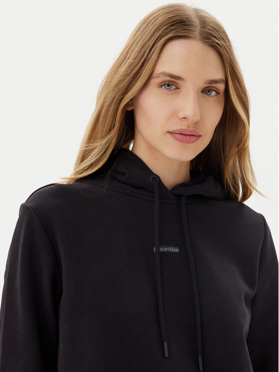 Calvin Klein Jeans Calvin Klein Jeans Pulóver Placed Institutional J20J225364 Fekete Regular Fit