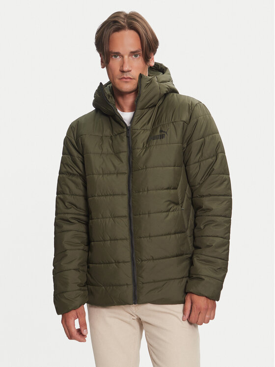 Puma Puma Зимно яке Essentials 848938 Зелен Regular Fit