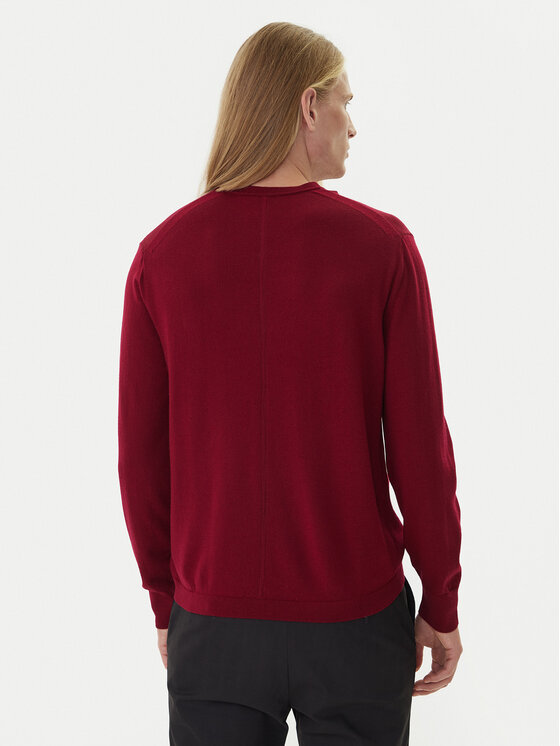 Calvin Klein Calvin Klein Svetr LV04LB305G Červená Regular Fit