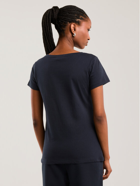 BIG STAR BIG STAR T-Shirt BRUNONA Granatowy Basic Fit