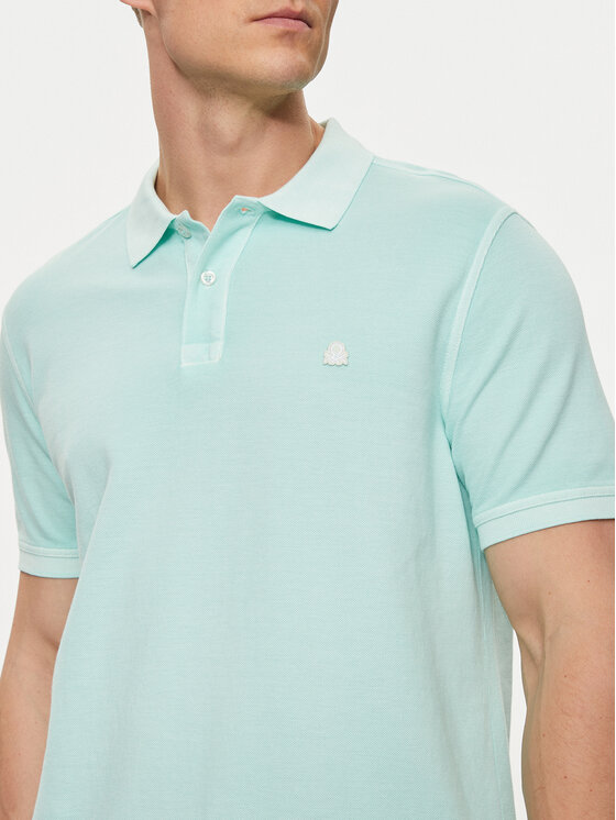 United Colors Of Benetton United Colors Of Benetton Polo 3089U301K Zielony Regular Fit