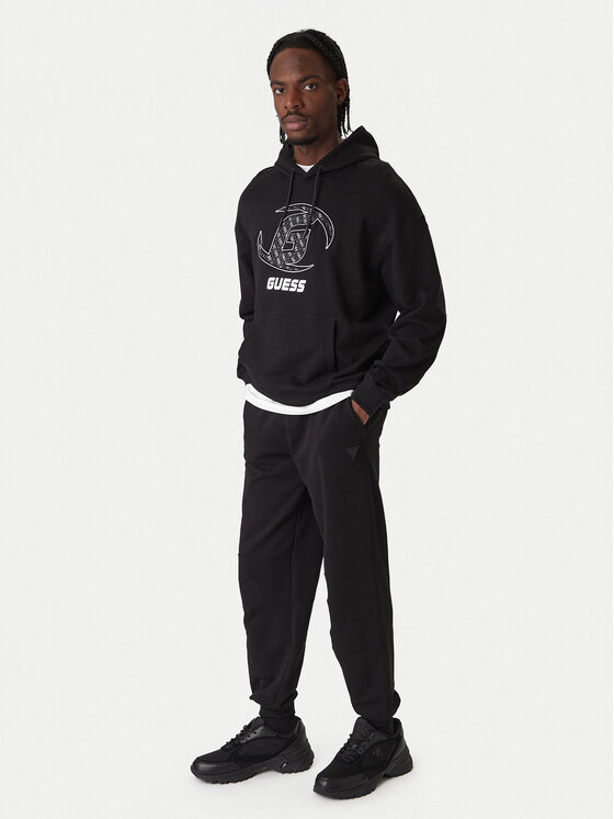 Guess Guess Melegítő alsó Z6RB03 K9YI1 Fekete Regular Fit
