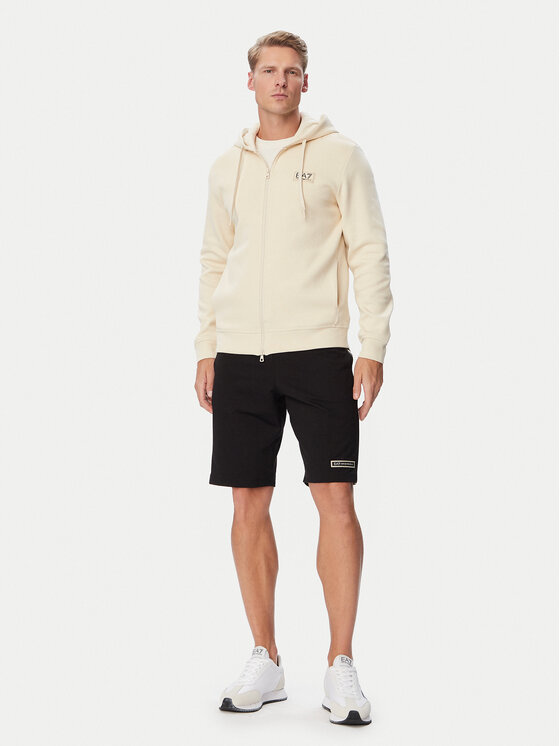 EA7 Emporio Armani EA7 Emporio Armani Bluza 7M002233 AF21822 U1079 Beżowy jasny Regular Fit