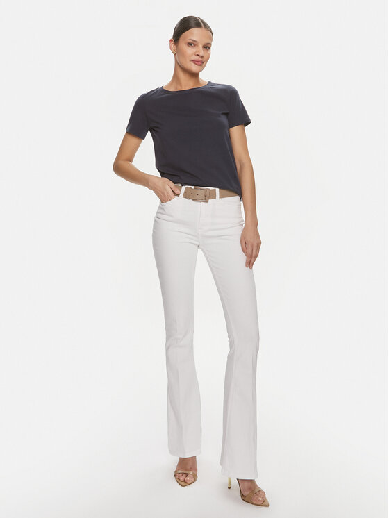 ViCOLO ViCOLO Джинси DB5102 Білий Flare Fit