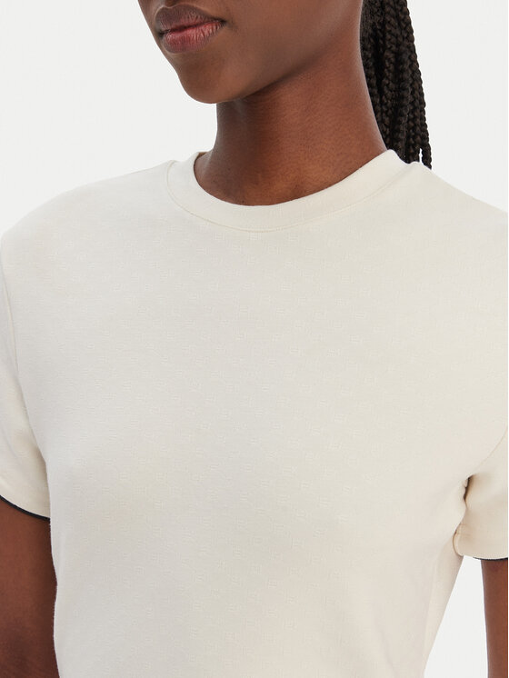 Guess Guess Ежедневна рокля V6GK07 K3002 Екрю Regular Fit