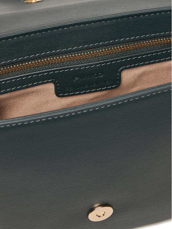 PINKO PINKO Ročna torba Saddle Classic PE 25 PLTT 103830 A270 Zelena