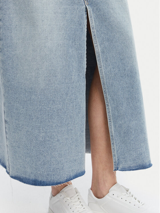 Vero Moda Vero Moda Džínsová sukňa Wien 10341834 Modrá Regular Fit