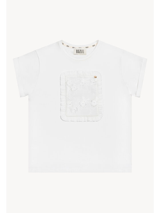 BIZUU BIZUU T-Shirt MIRADO Bílá Standard Fit