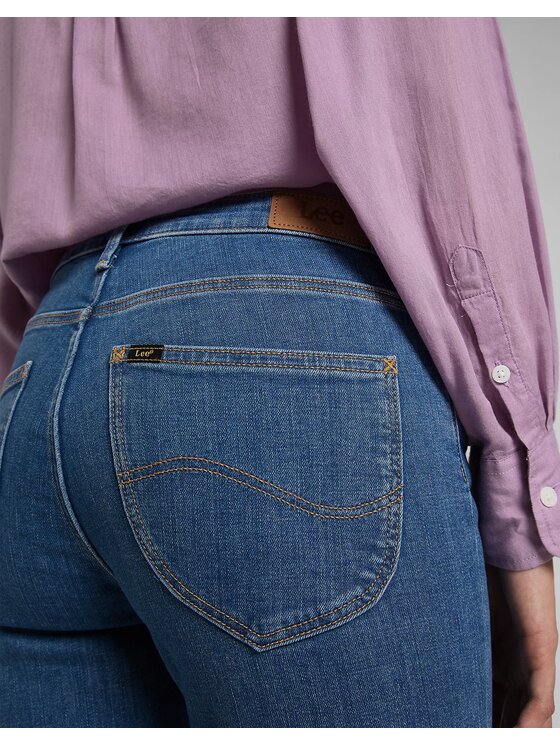 Lee Lee Jeansy ELLY Niebieski Slim Fit