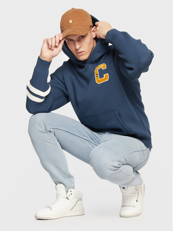 Felpa Bookstore Logo 217884 Blu scuro Custom Fit