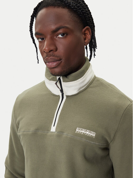 Napapijri Napapijri Fleece T-Dergana NP0A88UZ Πράσινο Regular Fit