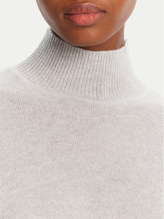 Marella Marella Krekls ar augstu apkakli Febo 2523366112 Écru Regular Fit