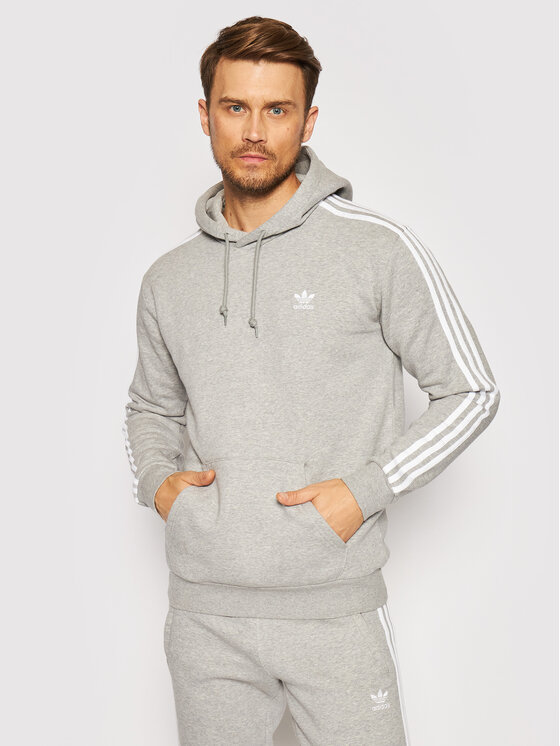 adidas Džemperis adicolor Classics 3-Stripes H06675 Pilka Regular Fit •  Modivo.lt