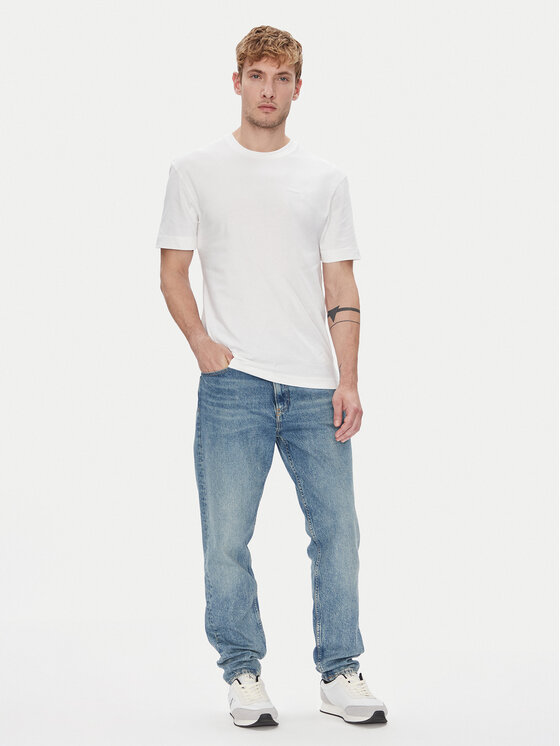 Calvin Klein Calvin Klein Tricou K10K112749 Alb Comfort Fit