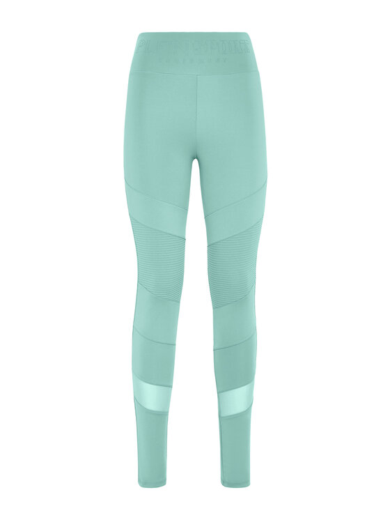 Plein Sport Plein Sport Legginsy 1481 Zielony Active Fit