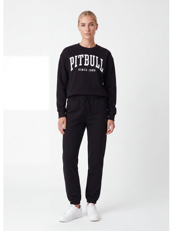 PITBULL PITBULL Bluza NORTON Czarny Regular Fit