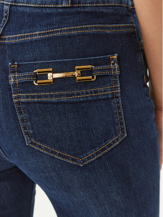 Elisabetta Franchi Elisabetta Franchi Jeans hlače PJ-30S-36E2-V350 Mornarsko modra Regular Fit