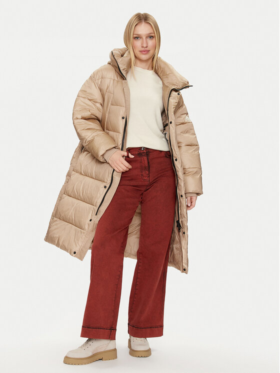 REPLAY REPLAY Зимно яке W7800.000.84198 Кафяв Oversize