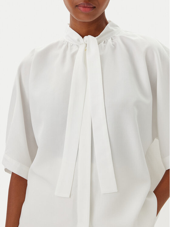 Marc O'Polo Marc O'Polo Bluzka 503 0840 41013 Biały Relaxed Fit