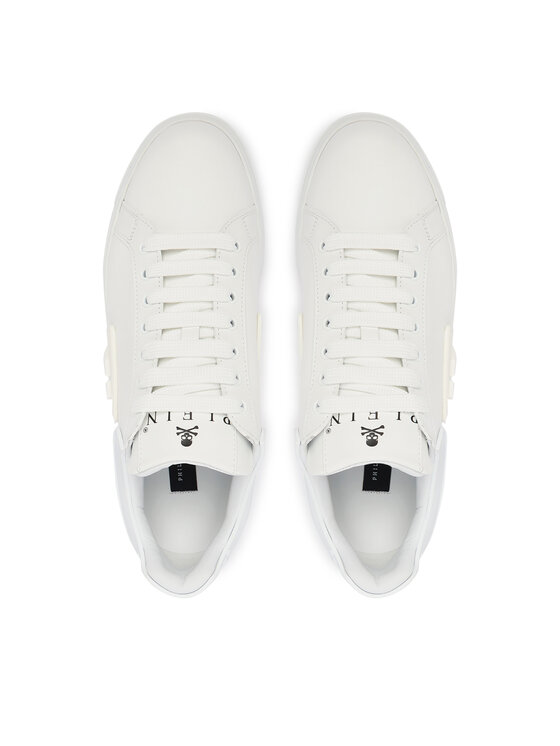 PHILIPP PLEIN PHILIPP PLEIN Sneakersy SAFS USC0904 PLE005N Biela