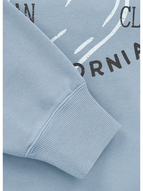 PITBULL PITBULL Bluza MANZANITA HEART Błękitny Regular Fit