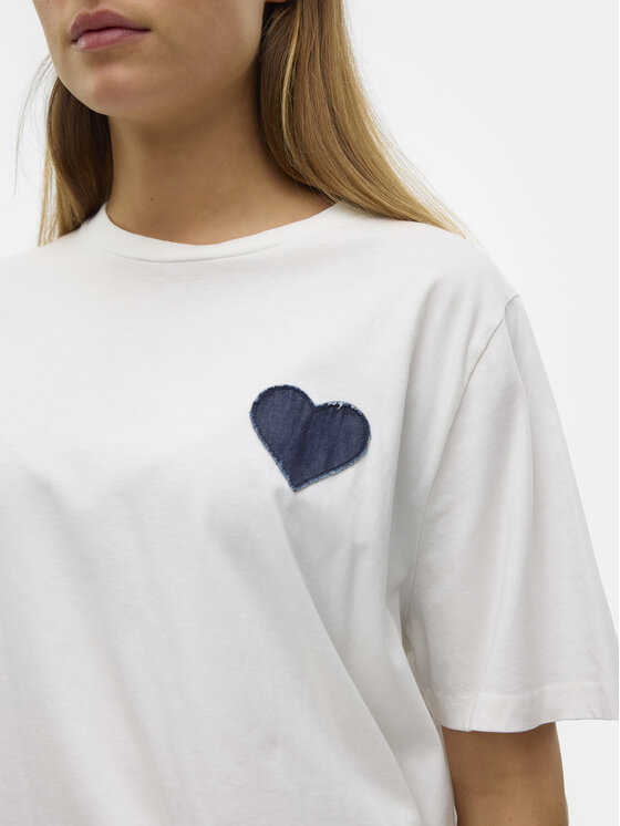 Vero Moda Vero Moda T-shirt Halle 10321318 Bijela Loose Fit