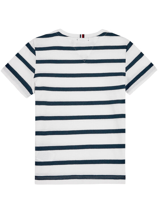 Tommy Hilfiger Tommy Hilfiger T-shirt Nautical Stripe KB0KB05685 M Bianco Regular Fit