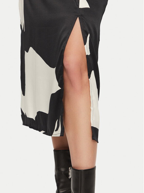 ONLY ONLY Spódnica midi Jane 15314054 Czarny Regular Fit