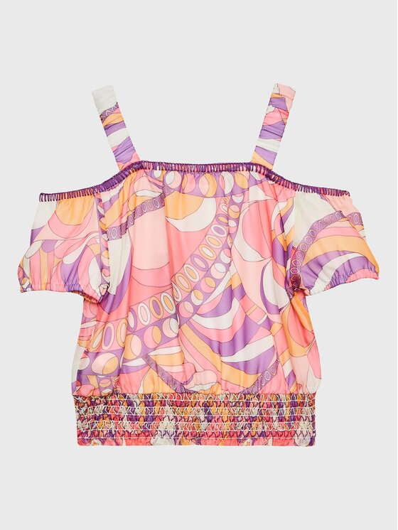 Guess Guess Блузка J3GH00 WA2T0 Оранжевий Regular Fit