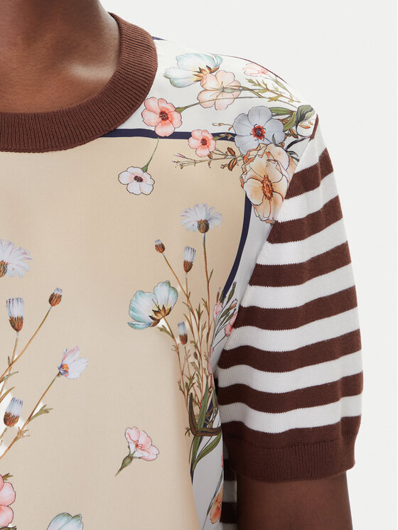 Liu Jo Liu Jo T-Shirt WA6386 MS49I Braun Regular Fit