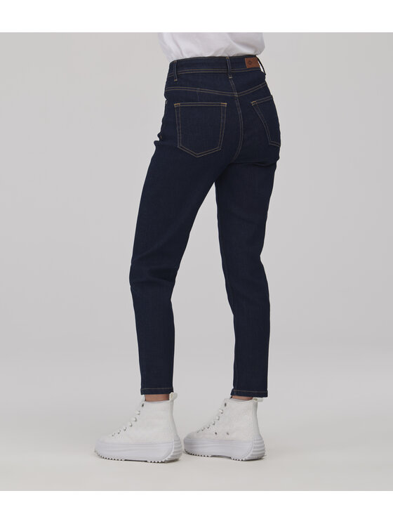 Lee Cooper Lee Cooper Jeansy MATEA Granatowy Mom Fit