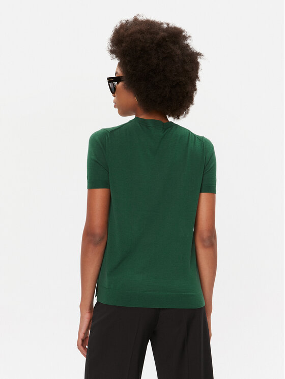 BOSS Boss Maglione 50492857 Verde Regular Fit