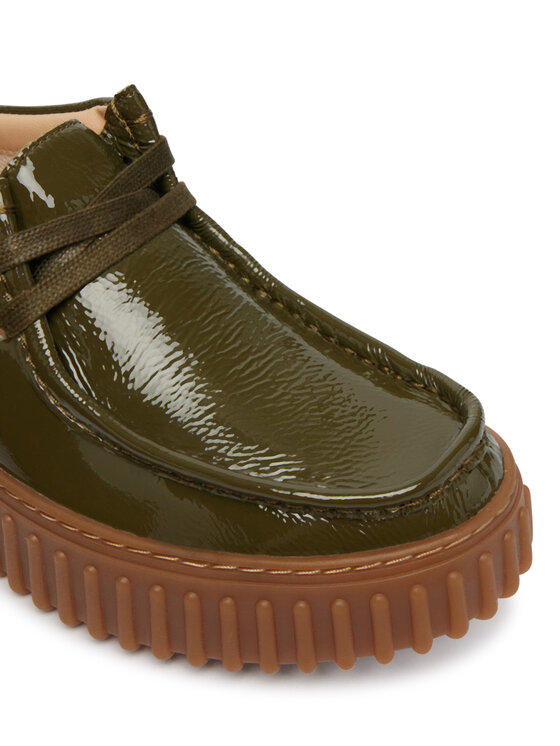 Clarks Clarks Poltopánky Torhill Bee 26186668 Zelená