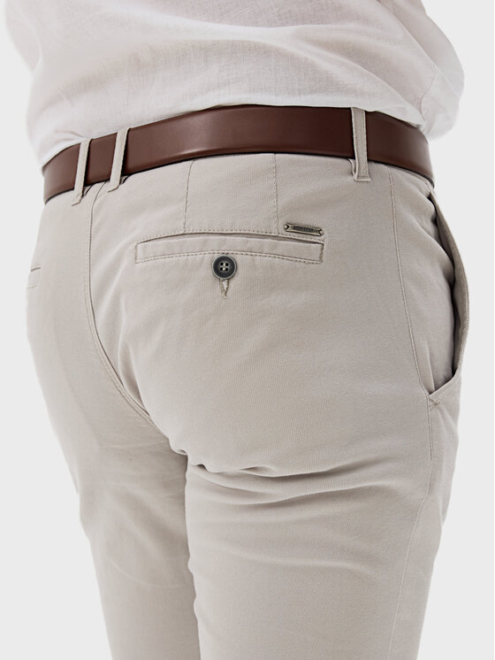 Evenemen Evenemen Chinosy Lukas Beżowy Slim Fit