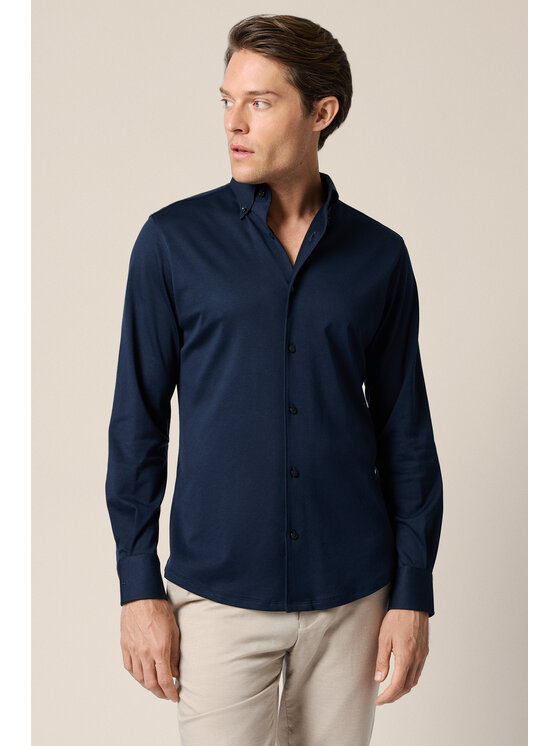 Lancerto Lancerto Koszula Lussano KO073126000059 Granatowy Regular Fit