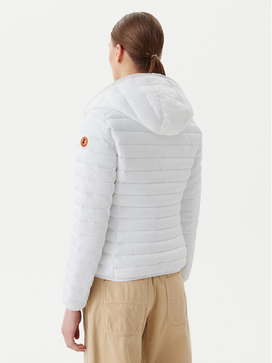 Save The Duck Save The Duck Átmeneti kabát D33620W GIGA20 Fehér Regular Fit