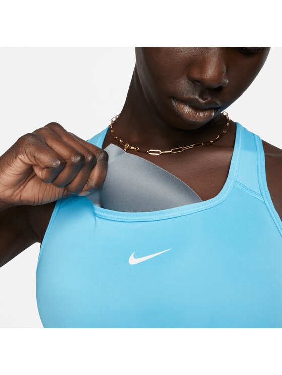 Nike Reggiseno sportivo Swoosh Blu Modivo