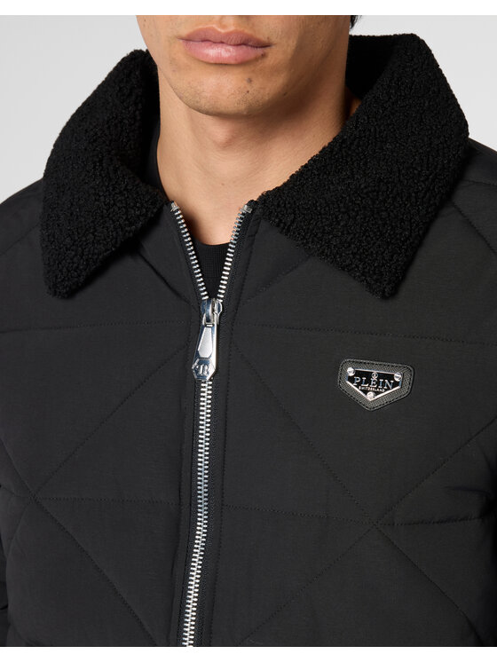PHILIPP PLEIN PHILIPP PLEIN Kurtka puchowa 28626 Czarny Regular Fit